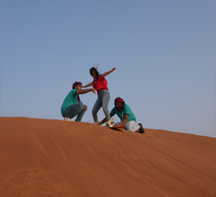 Lahbab Desert Tour with Quad Bike & BBQ Buffet